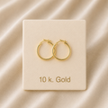 10K Gold Small Hoop Earrings