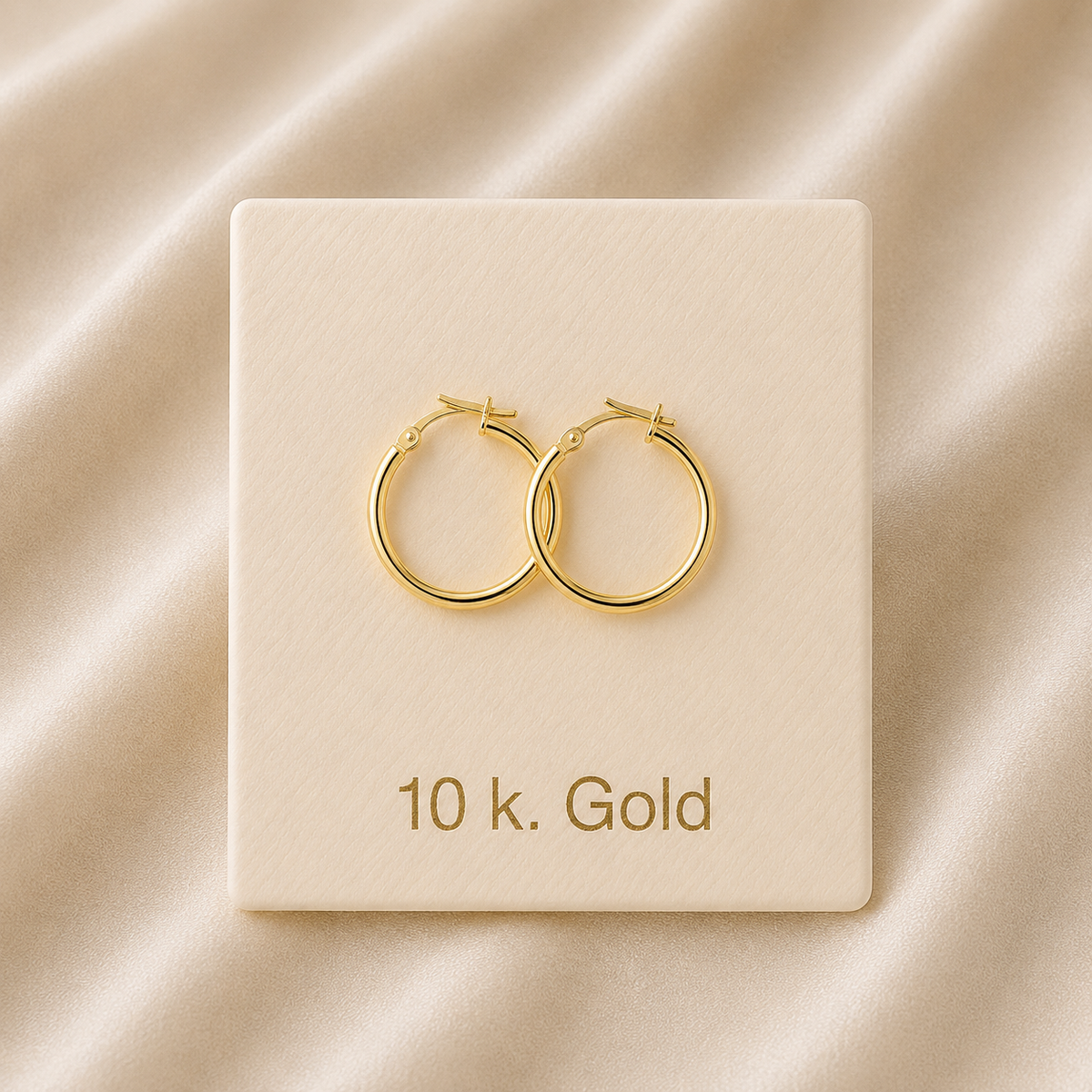 10K Gold Small Hoop Earrings
