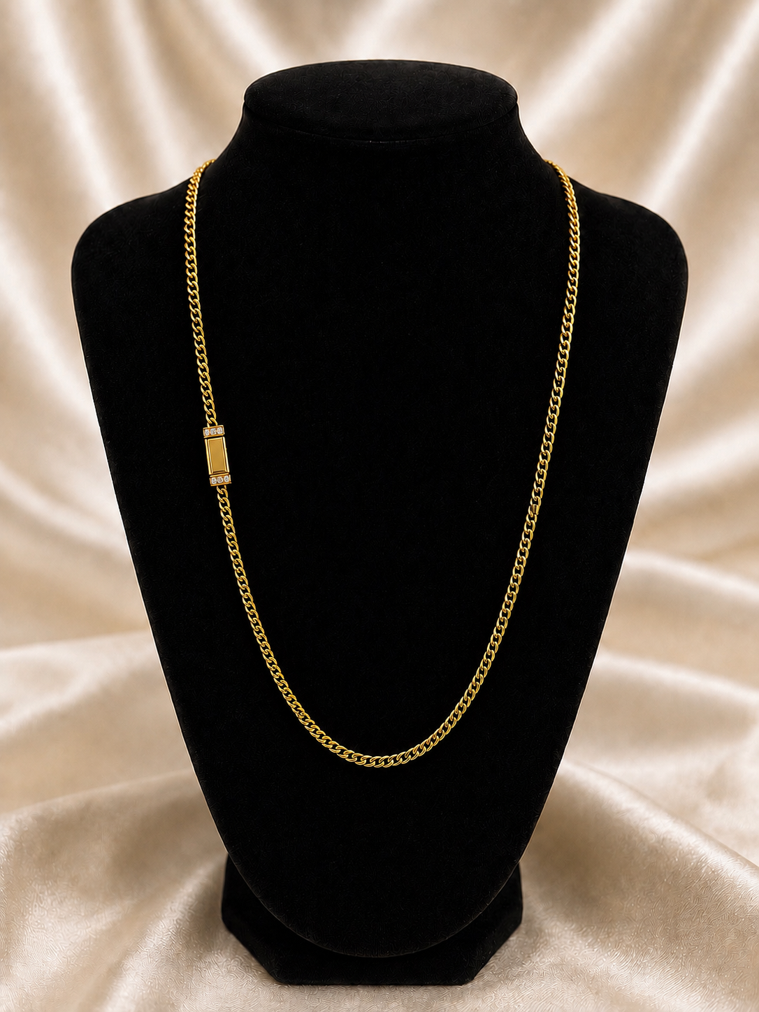 10K Solid Gold Cuban Chain with Luxury Clasp – Z-22 | 2.8 mm