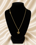 10K Gold Italian Chain with Starfish Pendant